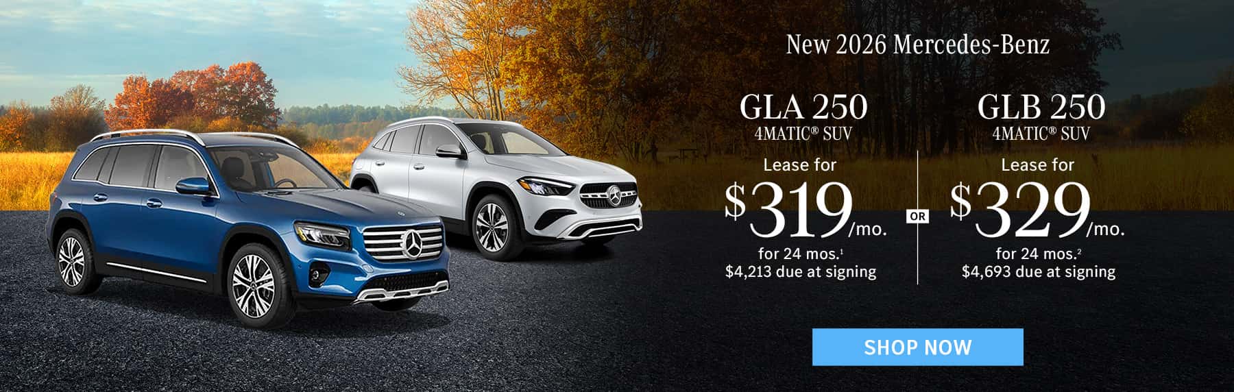 Mercedes Benz GLA and GLB special