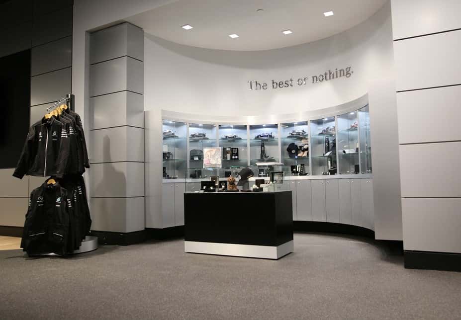 Mercedes Benz Canada Opens New Retail Space In Cf Markville At The Mercedes Benz Will Select Items From Collection And Have Five Or Six Of Its Latest Vehicles On Display