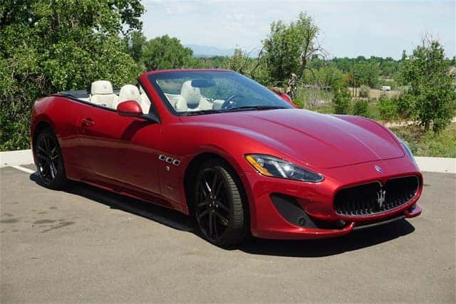 Klinik Chaiselong Mellemøsten Gently pre-owned 2015 Maserati GranTurismo luxury convertible for sale