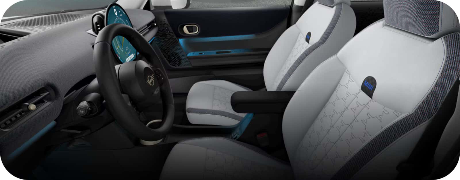 the front seat interior of a 2025 MINI cooper 2 door