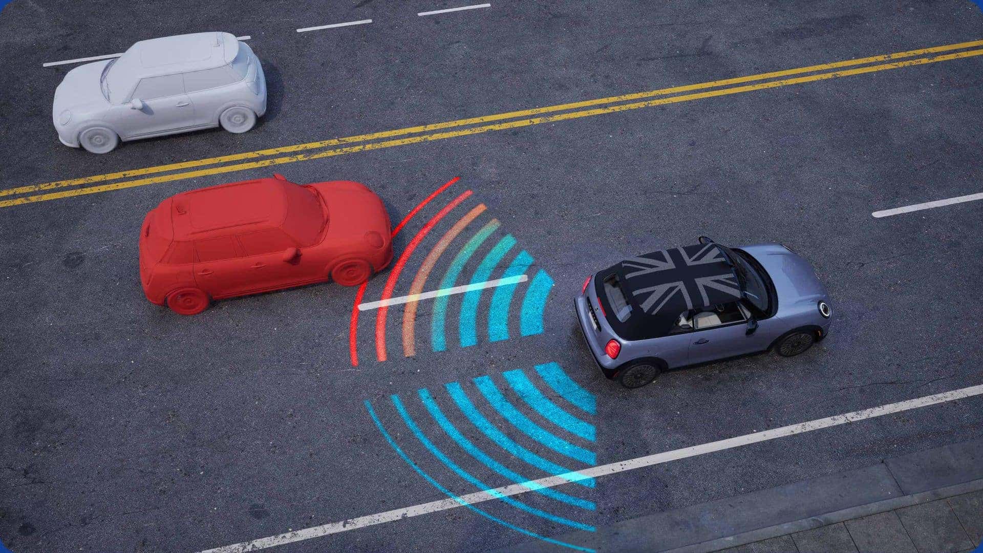 depiction of a safety feature on the 2026 mini cooper convertible