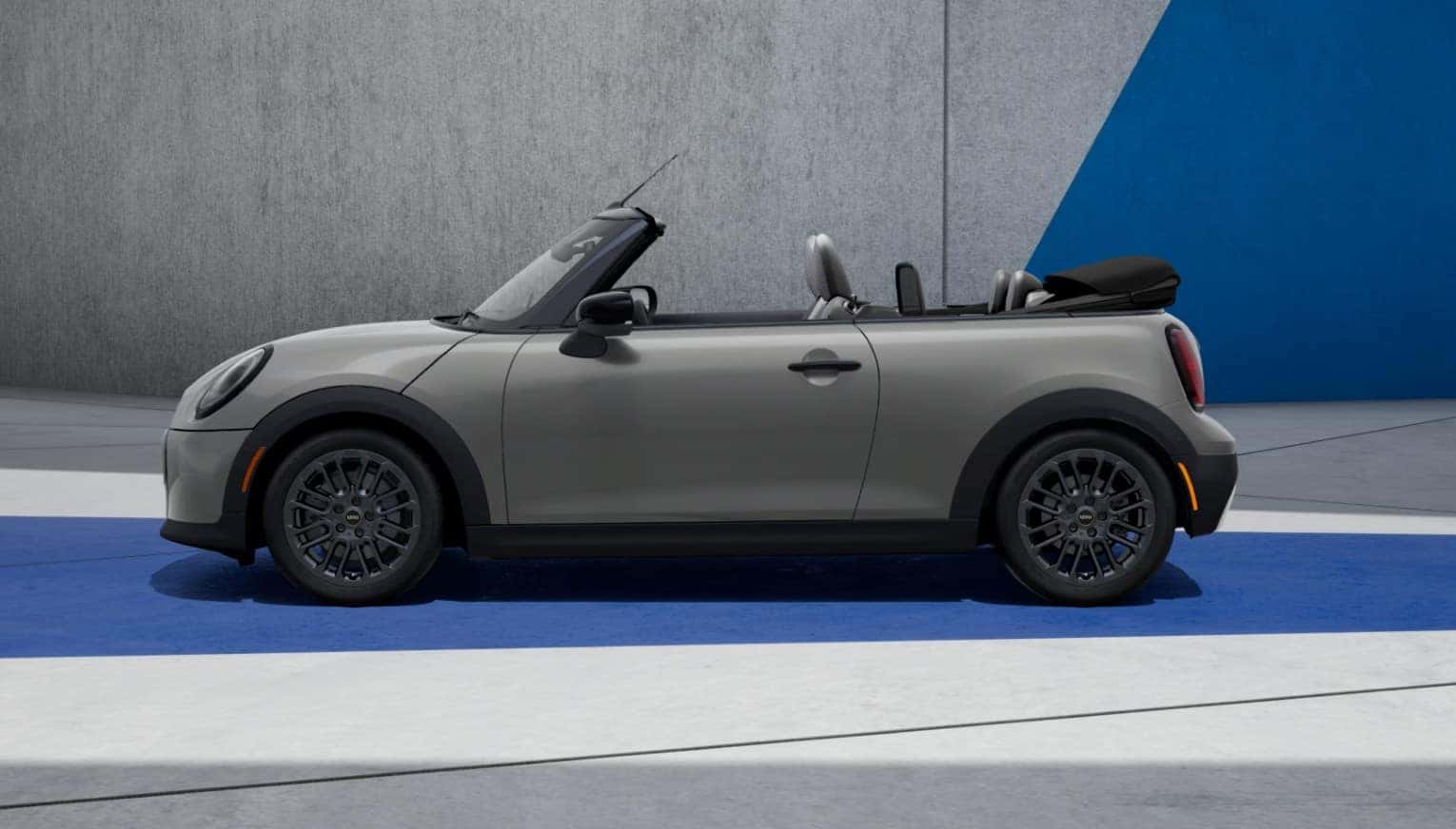 2025 mini cooper parked next to a wall