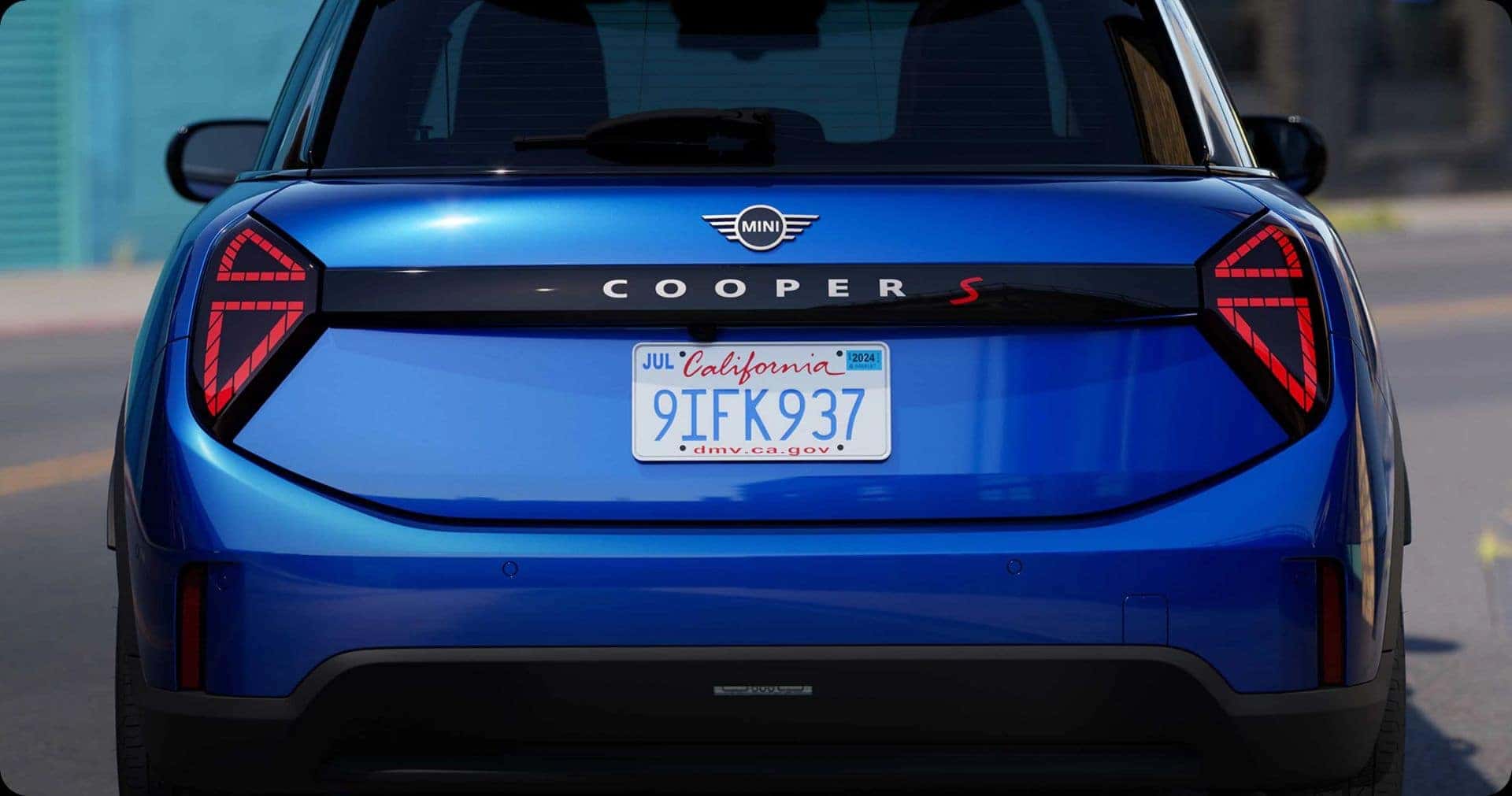 Back end of the 2026 Mini Cooper 4 Door