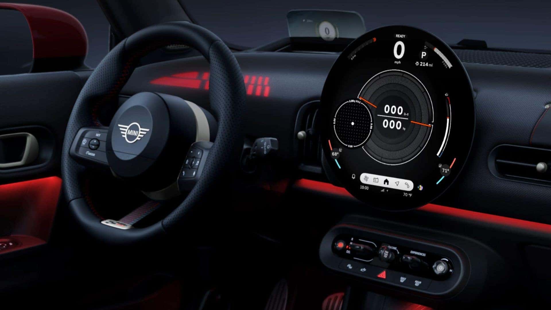 Interior of the JCW