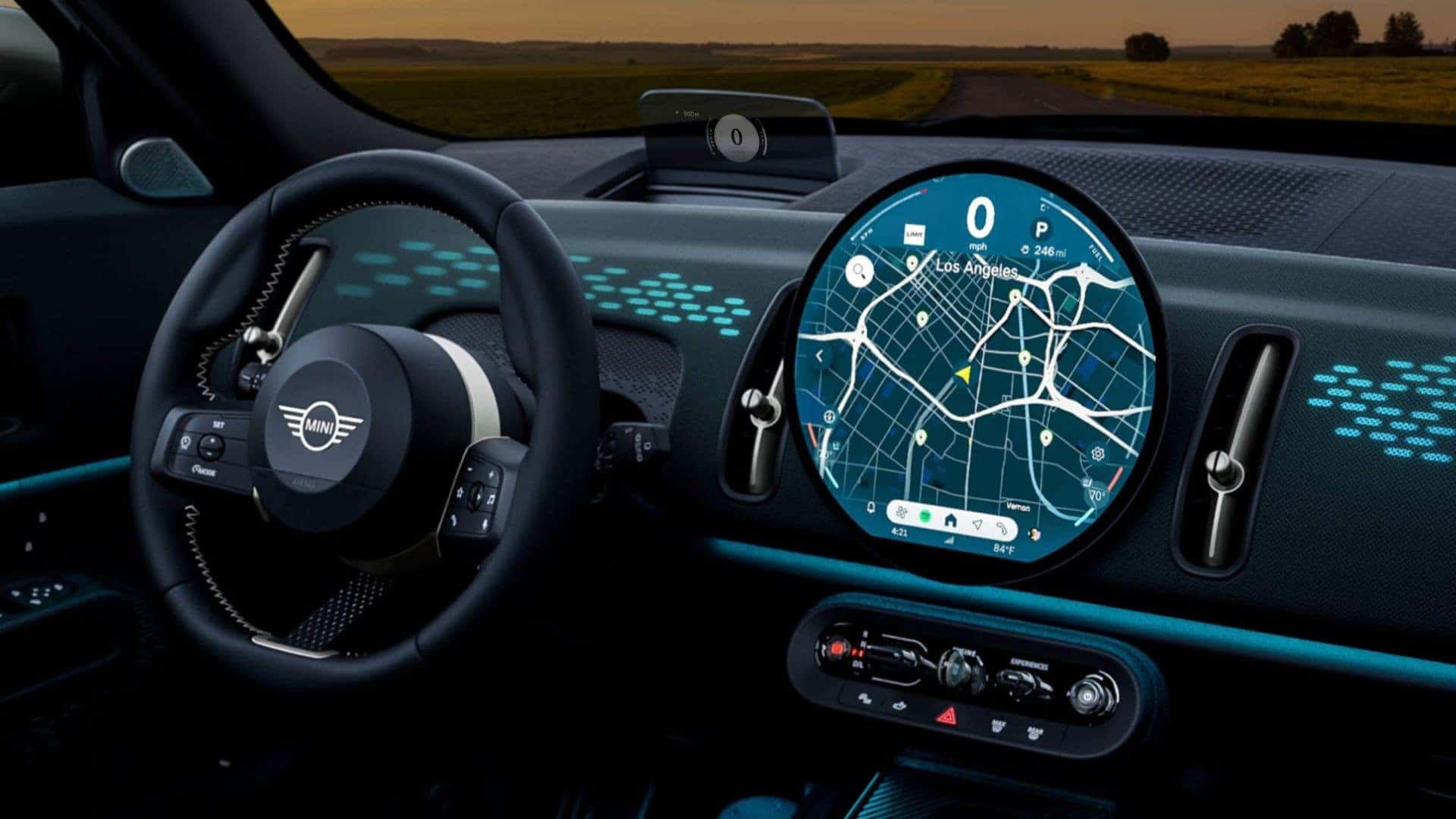 Interior of the new 2026 Mini Countryman