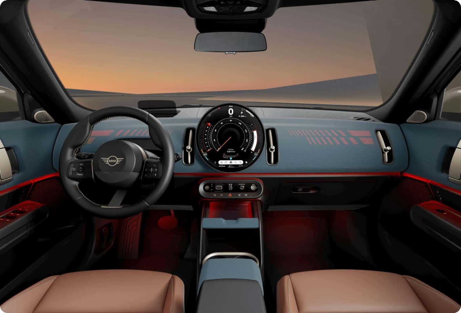 2027 MINI Countryman MINI Operating System 9 and circular OLED Display