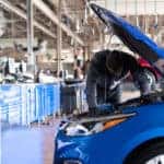 Chevy Service Checking under hood