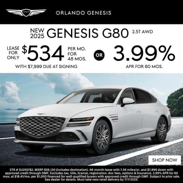 New 2025 Genesis G80