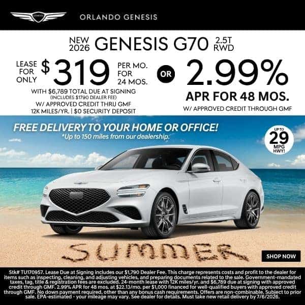 New 2026 Genesis G70