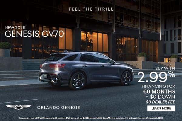 September GV70 Finance Special