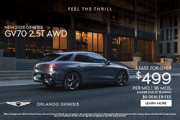 September GV70 Lease Special