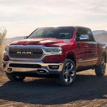 2019 Ram 1500 in red