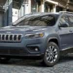 light blue 2021 Jeep Cherokee