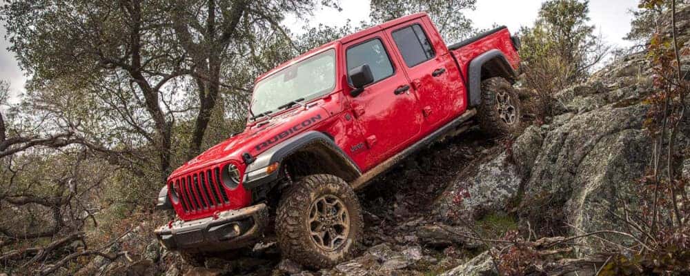 red 2021 Jeep Gladiator