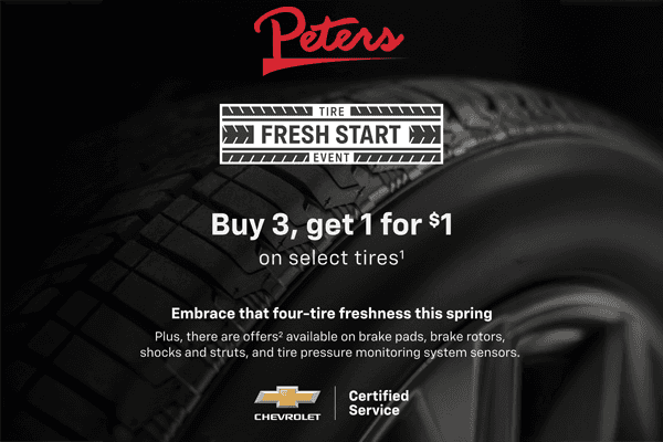 BUY 3 TIRES GET THE 4TH ONE FOR $1