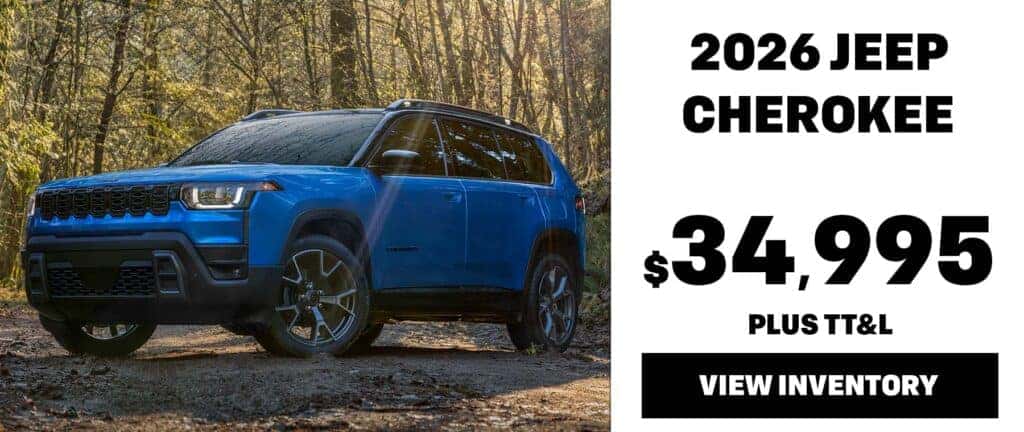 2026 JEEP CHEROKEE $34,995