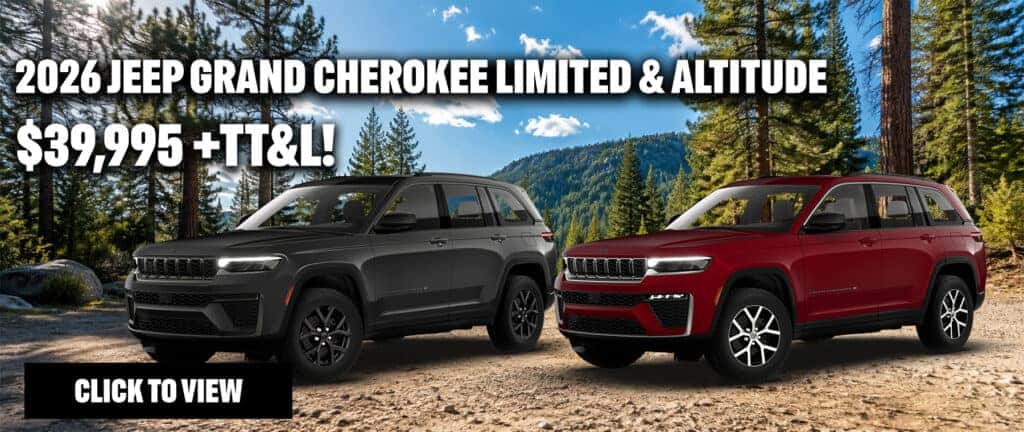 2026 JEEP GRAND CHEROKEE ALTITUDE & LIMITED ONLY $39,995 + TT&L!!!