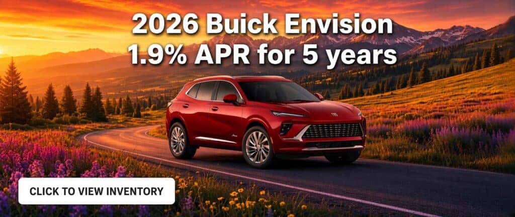 2026 BUICK ENVISION 1.9% FINANCING FOR 5 YEARS!