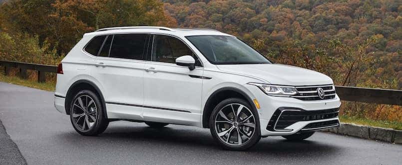 Volkswagen Tiguan mid-size versatile stylish SUV crossover layout