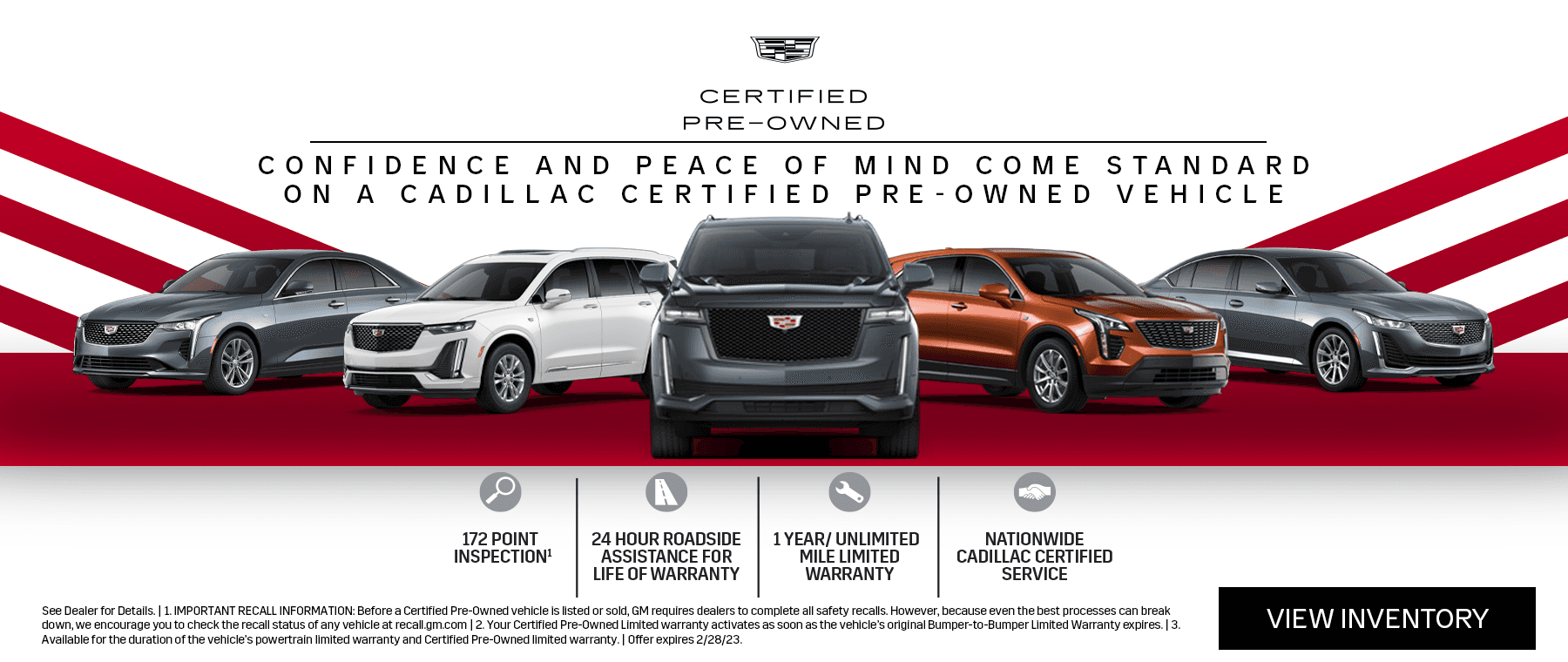 Check out the Latest offers on Certified pre-owned Cadillac vehicles