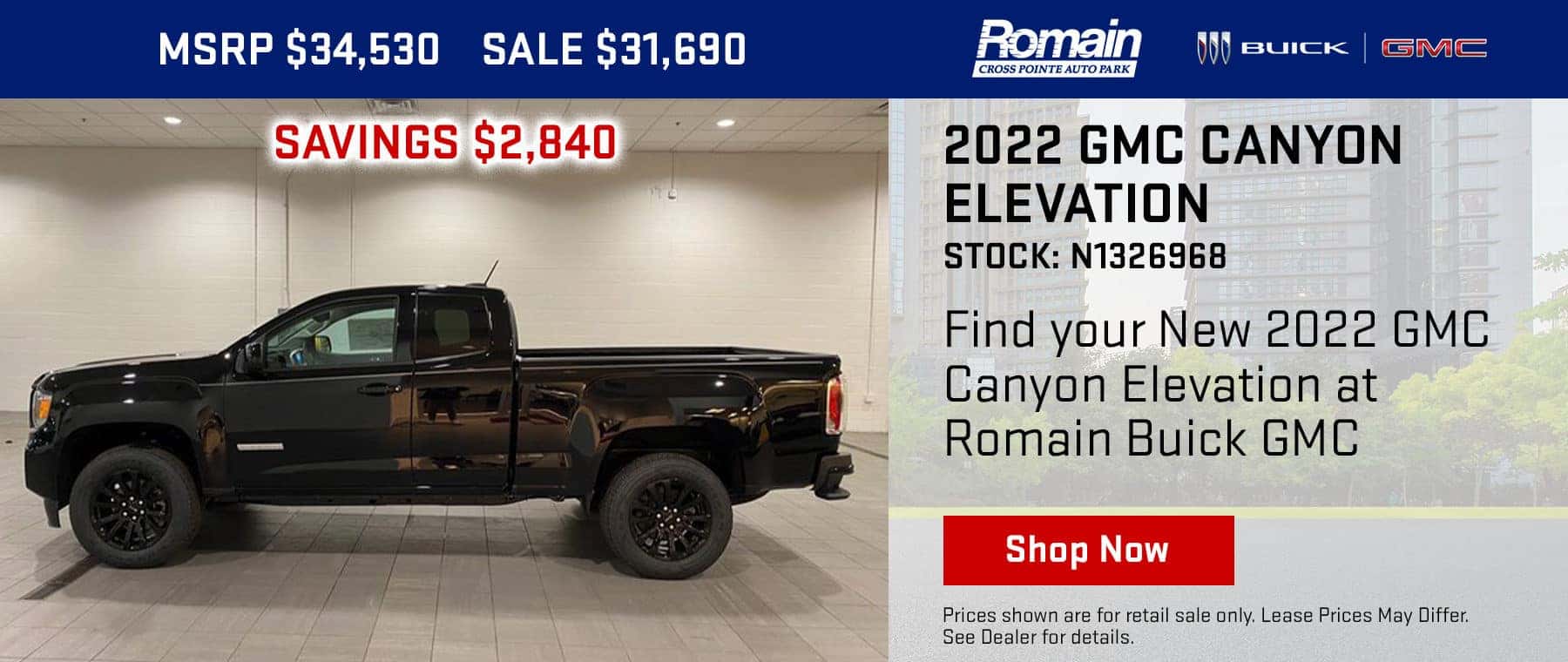 2022 GMC Canyon Elevation