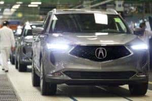 2022 Acura MDX assembly line