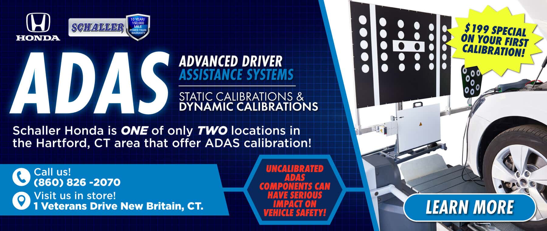 Schaller Honda Is Able To Calibrate Advanced Driver Assist Systems