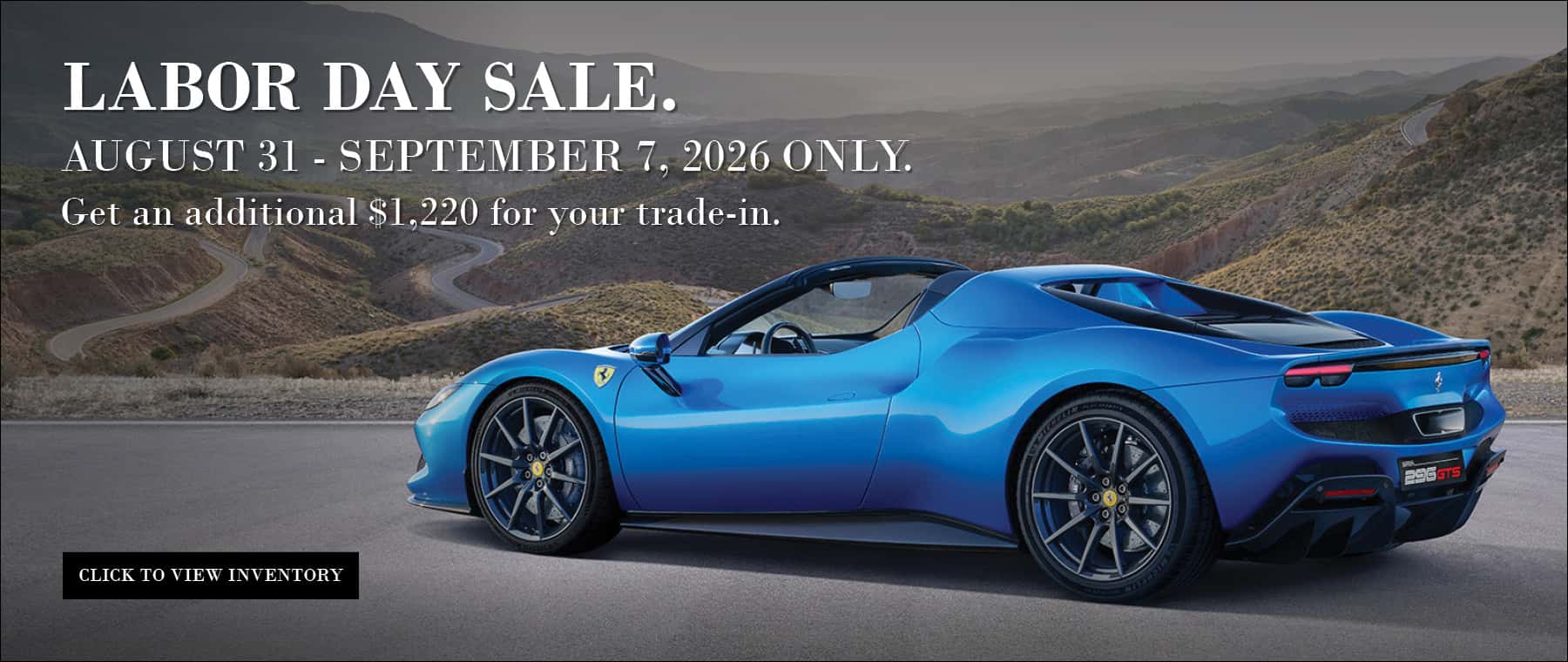 Join us for our Labor Day Event at Scottsdale Ferrari