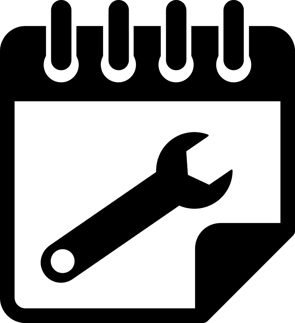 depiction of maintenance schedule
