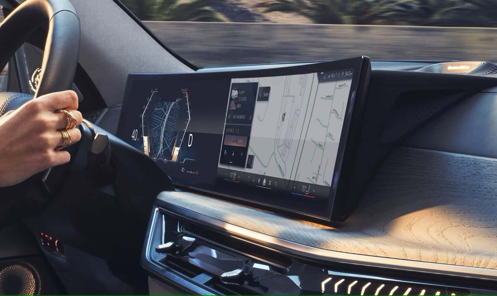 infotainment screen on a 2026 bmw x5