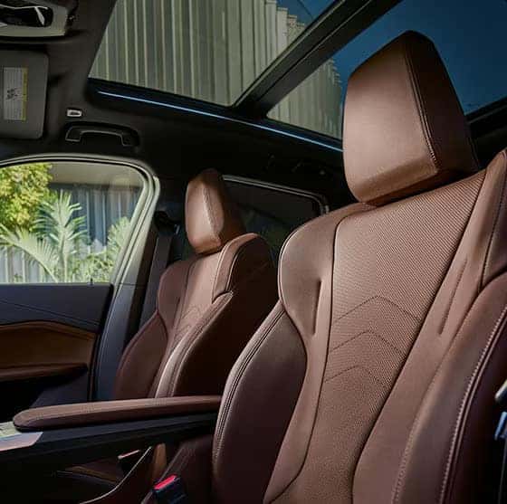 the front interior of a bmw x1