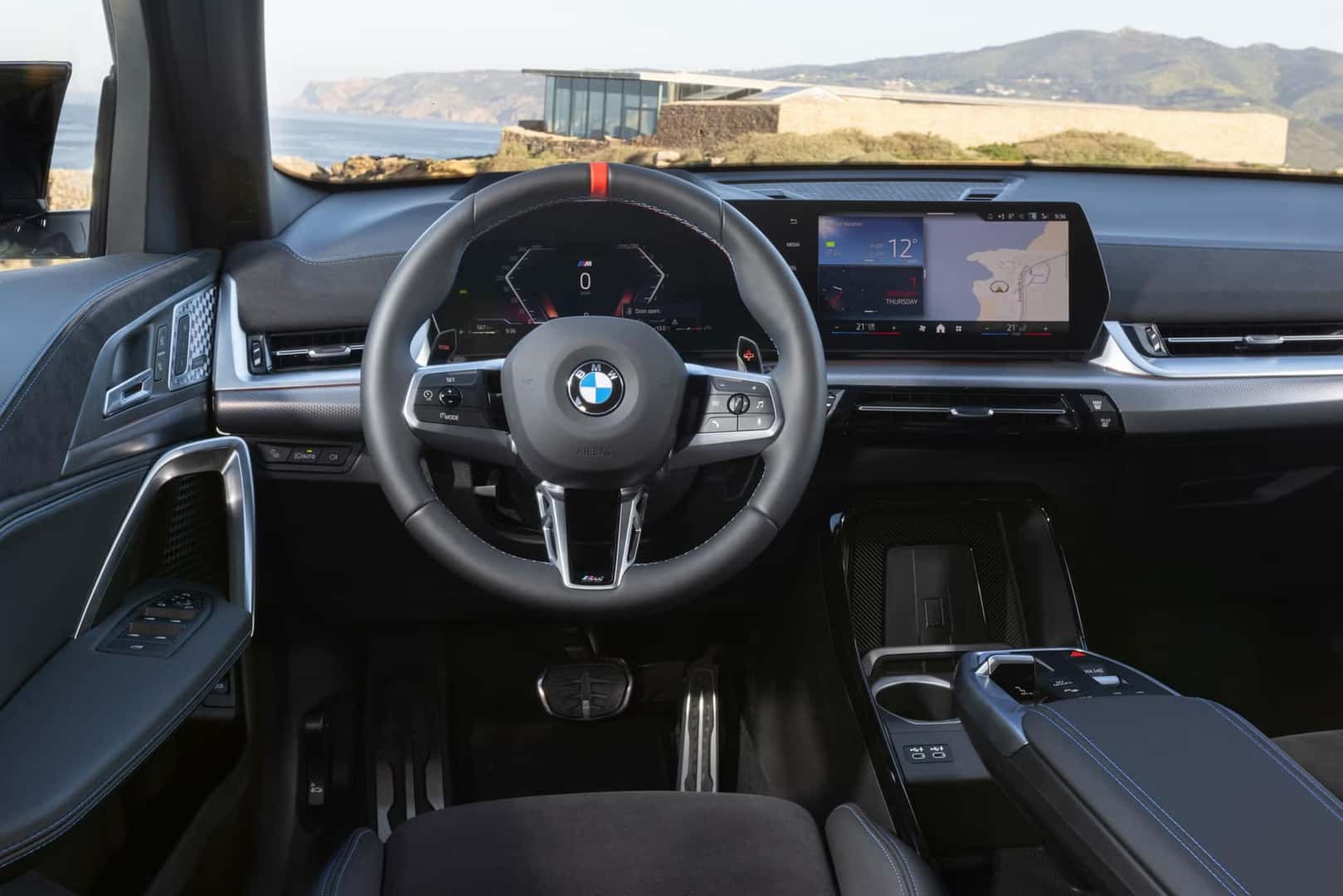 the cockpit with advanced tech features in the 2026 bmw x2