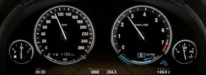 digital cluster display for BMW