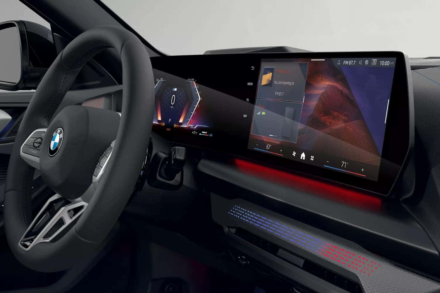 interior view of the infotainment system in the 2026 BMW 2 Series