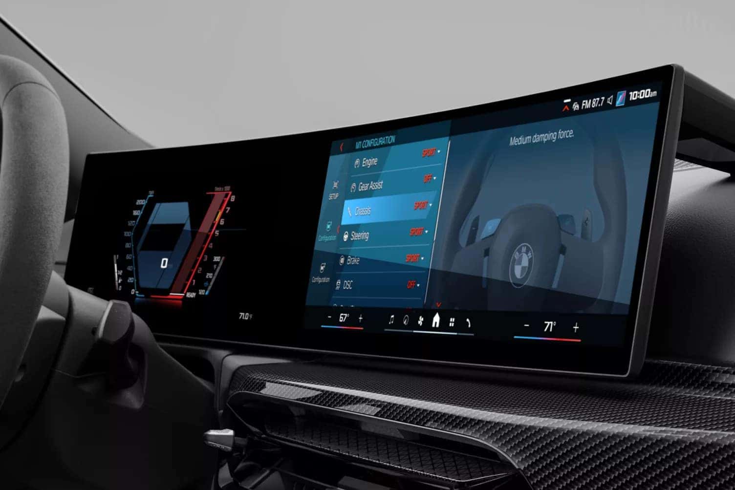 a view of the new infotainment system for the BMW 2 Series