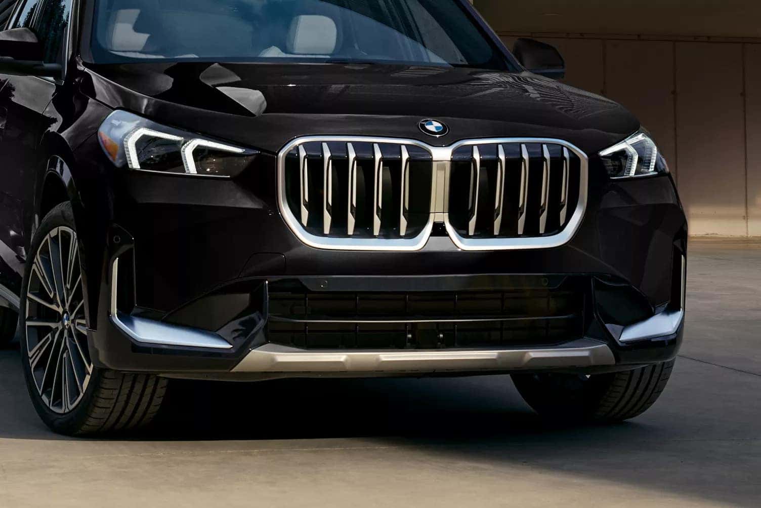a close up look at the 2026 BMW X1 front grille