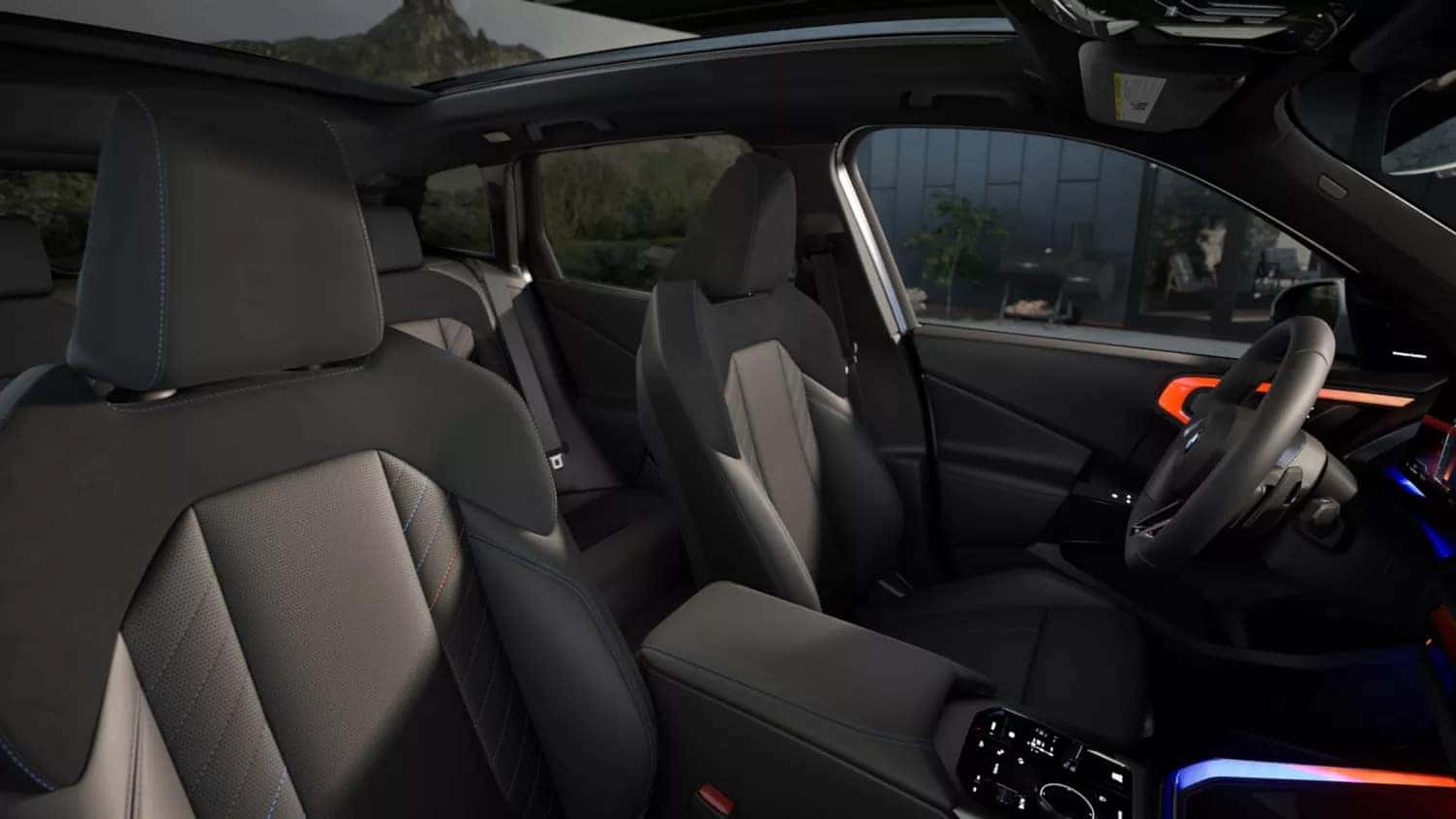 view of the interior of the 2026 BMW X3