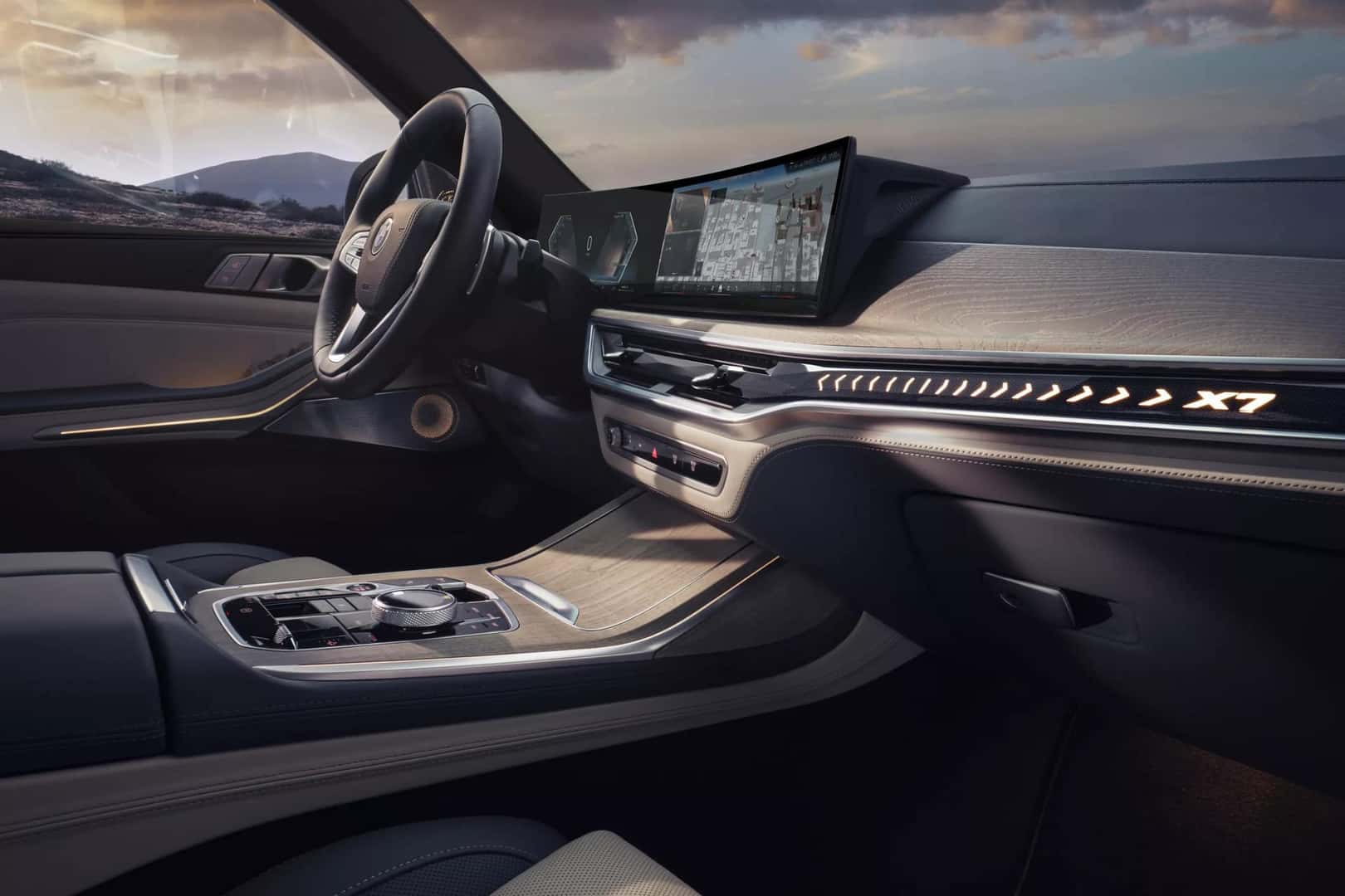 2027 BMW X7 technology and safety compared with Mercedes-Benz GLS 450