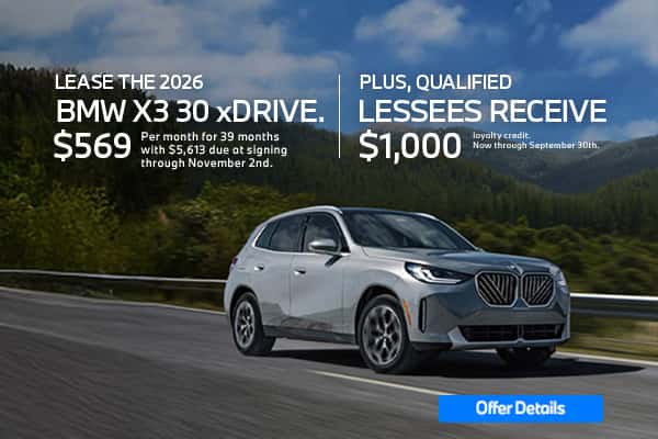 2026 BMW X3 30 xDRIVE