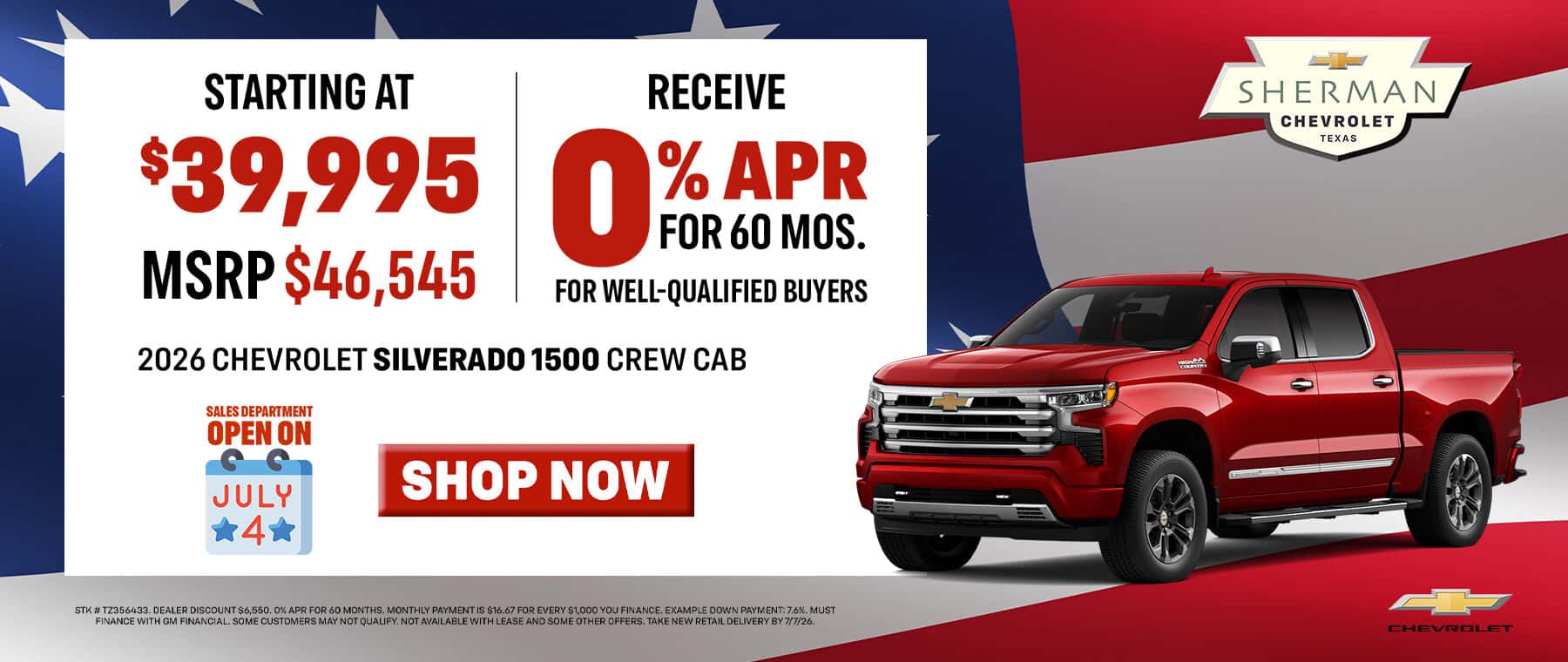Sherman-Chevrolet—July-26—Offers—Silverado-1500-Crew-Cab—1800×760