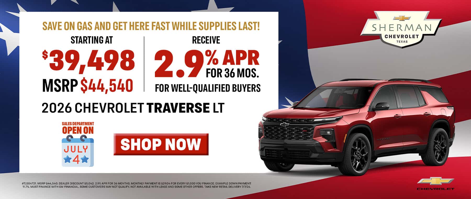 Sherman-Chevrolet—July-26—Offers—Traverse—1800×760