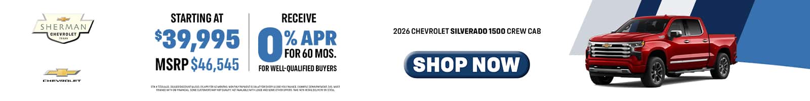 Sherman-Chevrolet—May-26—Offers—Silverado-Crew-Cab—1600X200