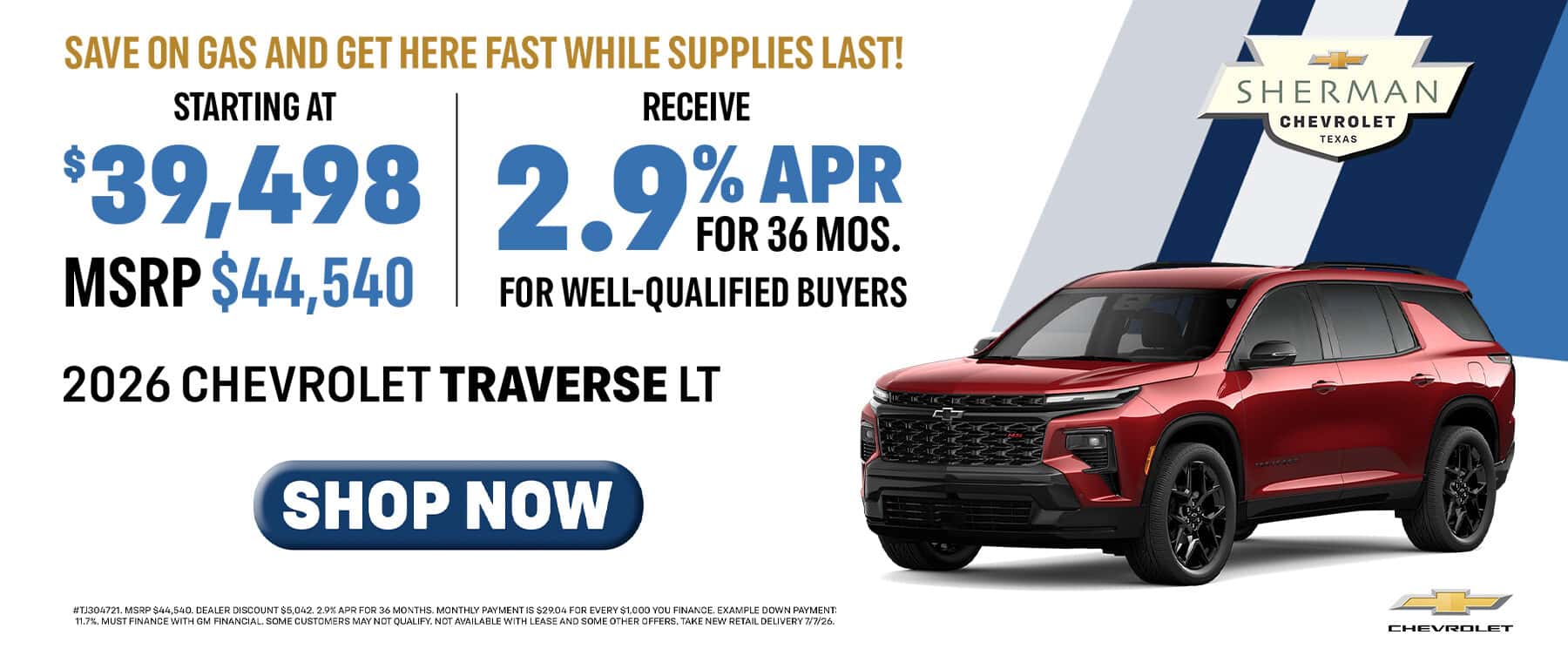 Sherman-Chevrolet—May-26—Offers—Traverse—1800×760