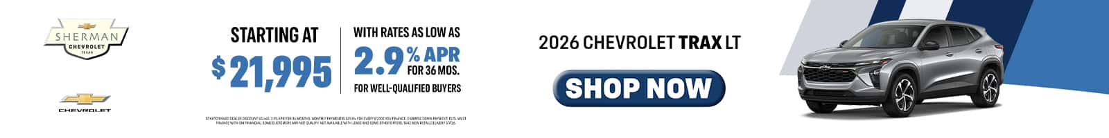 Sherman-Chevrolet—May-26—Offers—Trax—1600X200