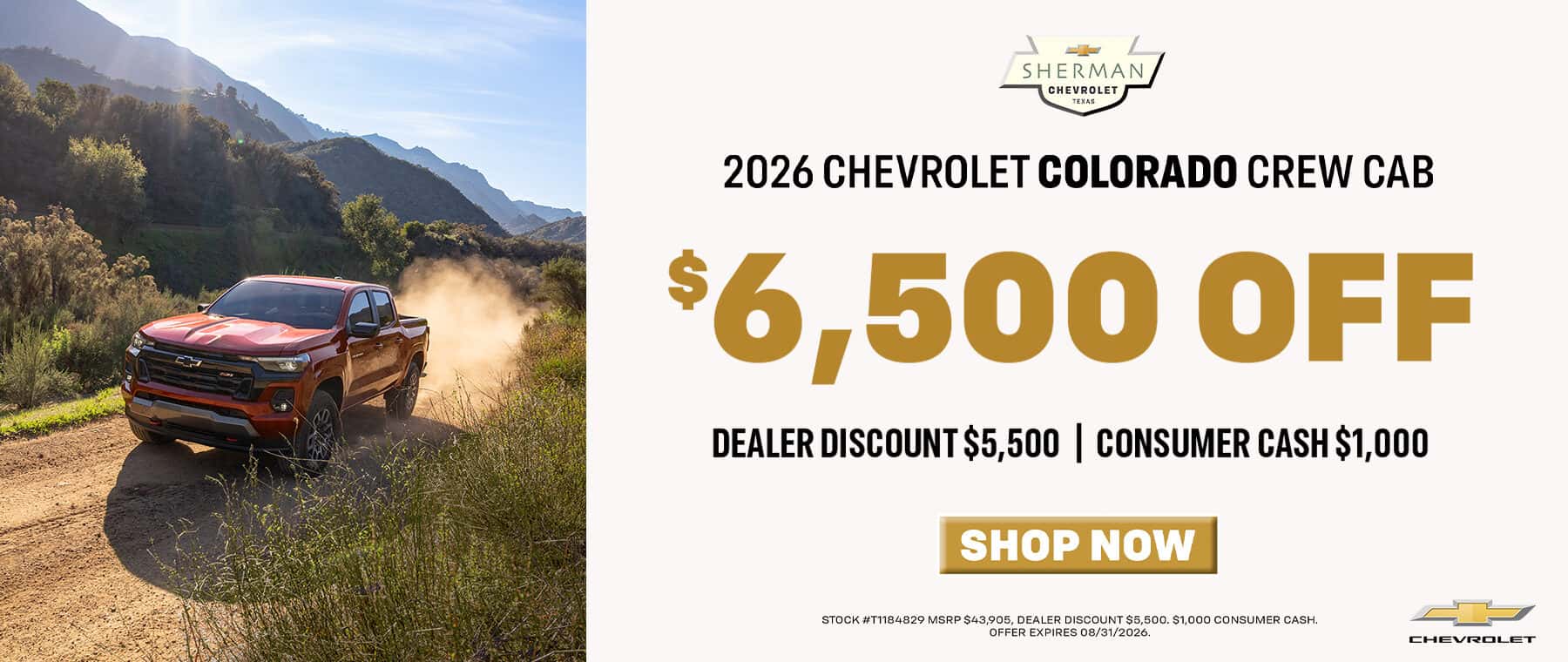 Sherman-Chevrolet—Aug-26—Offers—Colorado—1800×760