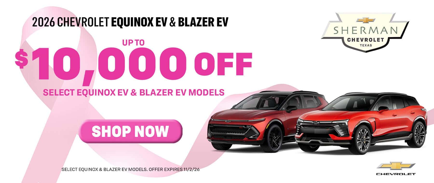 Sherman-Chevrolet—Oct-26—Offers—Equinox—Blazer-EV—1800×760
