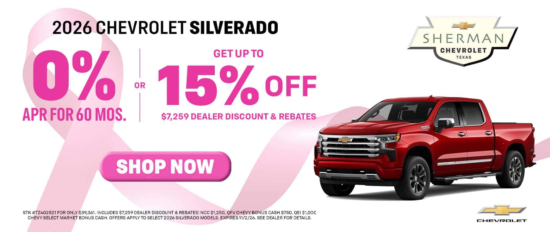 Sherman-Chevrolet—Oct-26—Offers—Silverado—1800×760