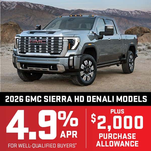 2026 GMC SIERRA HD DENALI MODELS