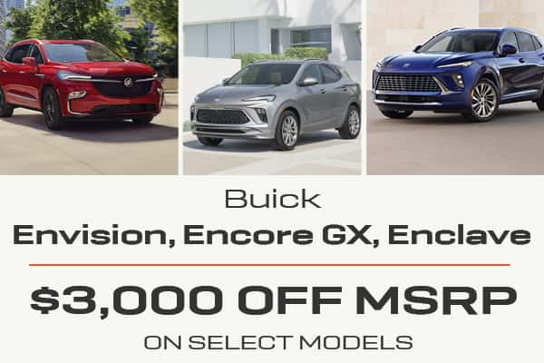 BUICK Encore GX, Enclave, Envision