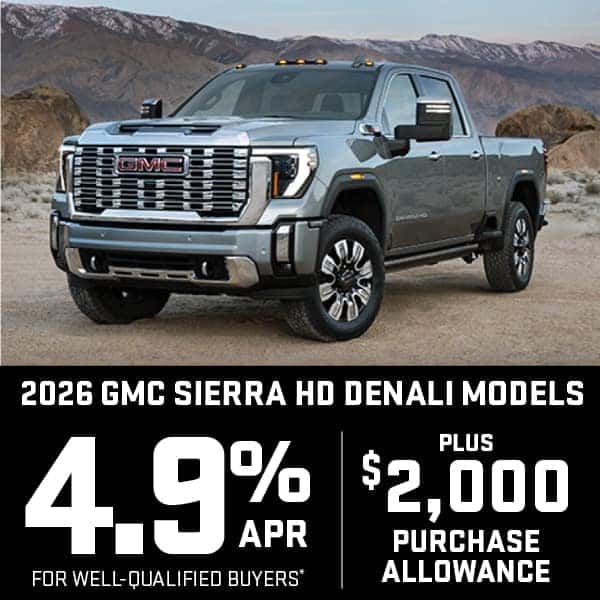 2026 GMC SIERRA HD DENALI MODELS